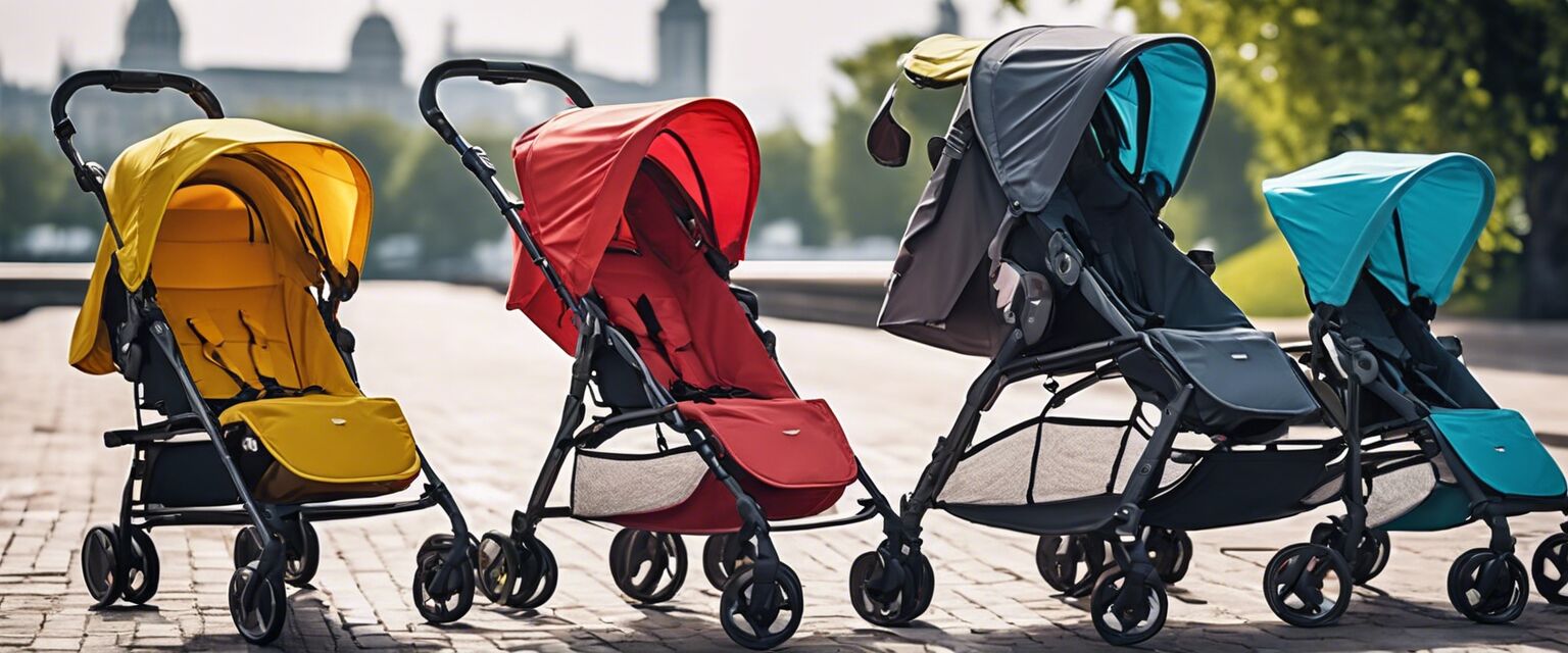 Stroller accessories in action