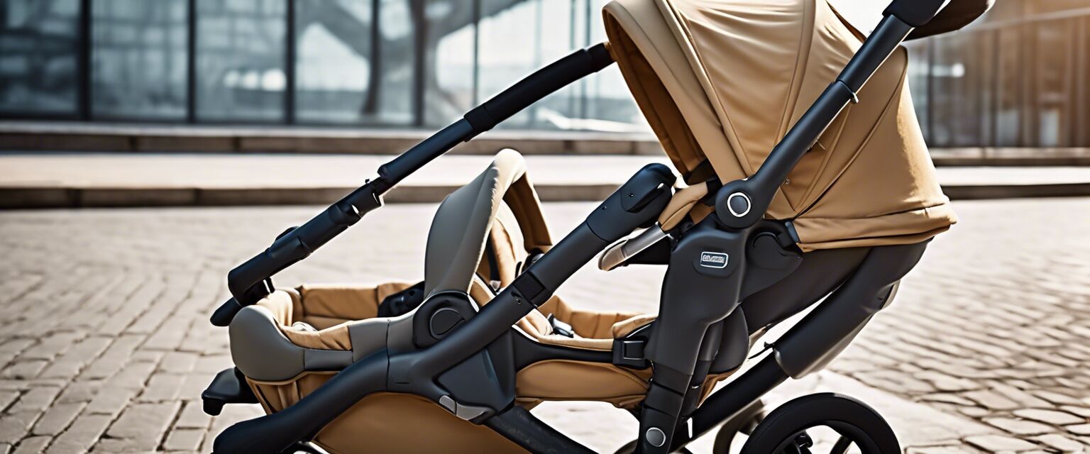 Image of stroller safety features