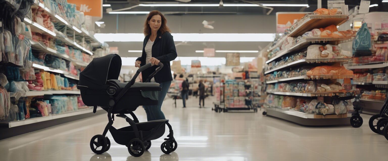 Testing a stroller